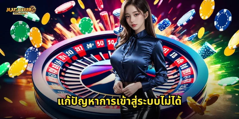 เข้าสู่ระบบ MACAU888 รวดเร็วปลอดภัยเล่นได้ทุกที่ทุกเวลา 2 แก้ปัญหาการเข้าสู่ระบบไม่ได้