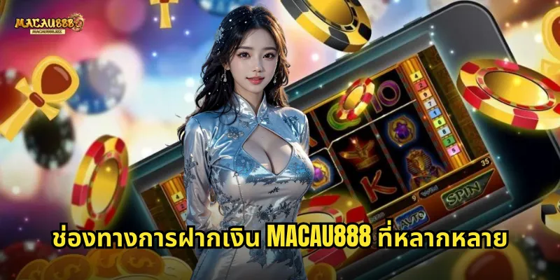 ช่องทางการฝากเงิน MACAU888 ที่หลากหลาย